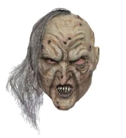 Hoofdmasker Angry Skull White Hair