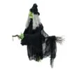 Halloween Flying Moving Witch With Sound And Light 140cm
