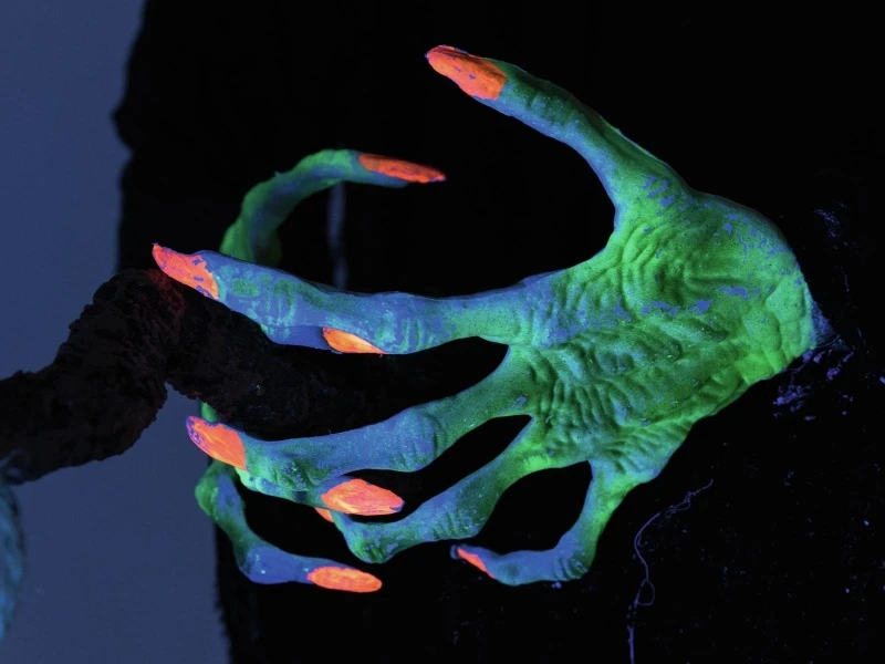 Halloween Flying Moving Witch With Sound And Light 140cm - Afbeelding 2