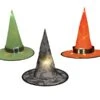 Halloween Witch Hat 3pc Set, Illuminated, 36cm