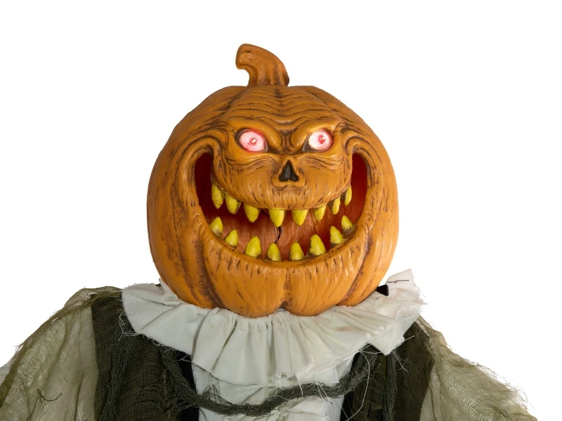 Halloween Figure Pumpkin Man, Animated, 170cm - Afbeelding 3