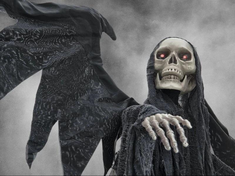 Halloween Black Angel, 175x100x66cm - Afbeelding 4