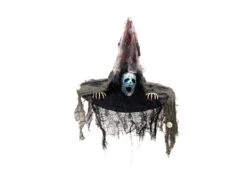 Creepy Witch Hat Met LED
