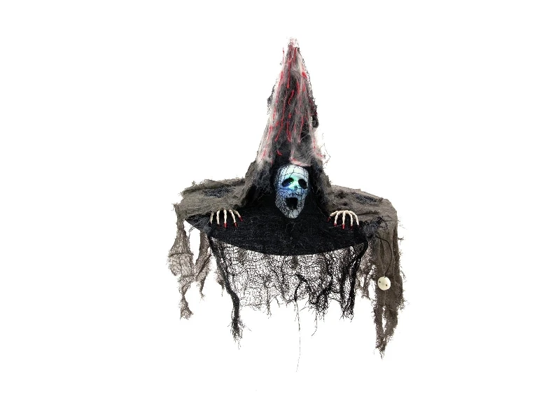 Creepy Witch Hat Met LED
